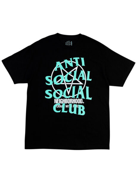 Imagem de: Camiseta Anti Social Social Club Preta Neighborhood Filth Fury