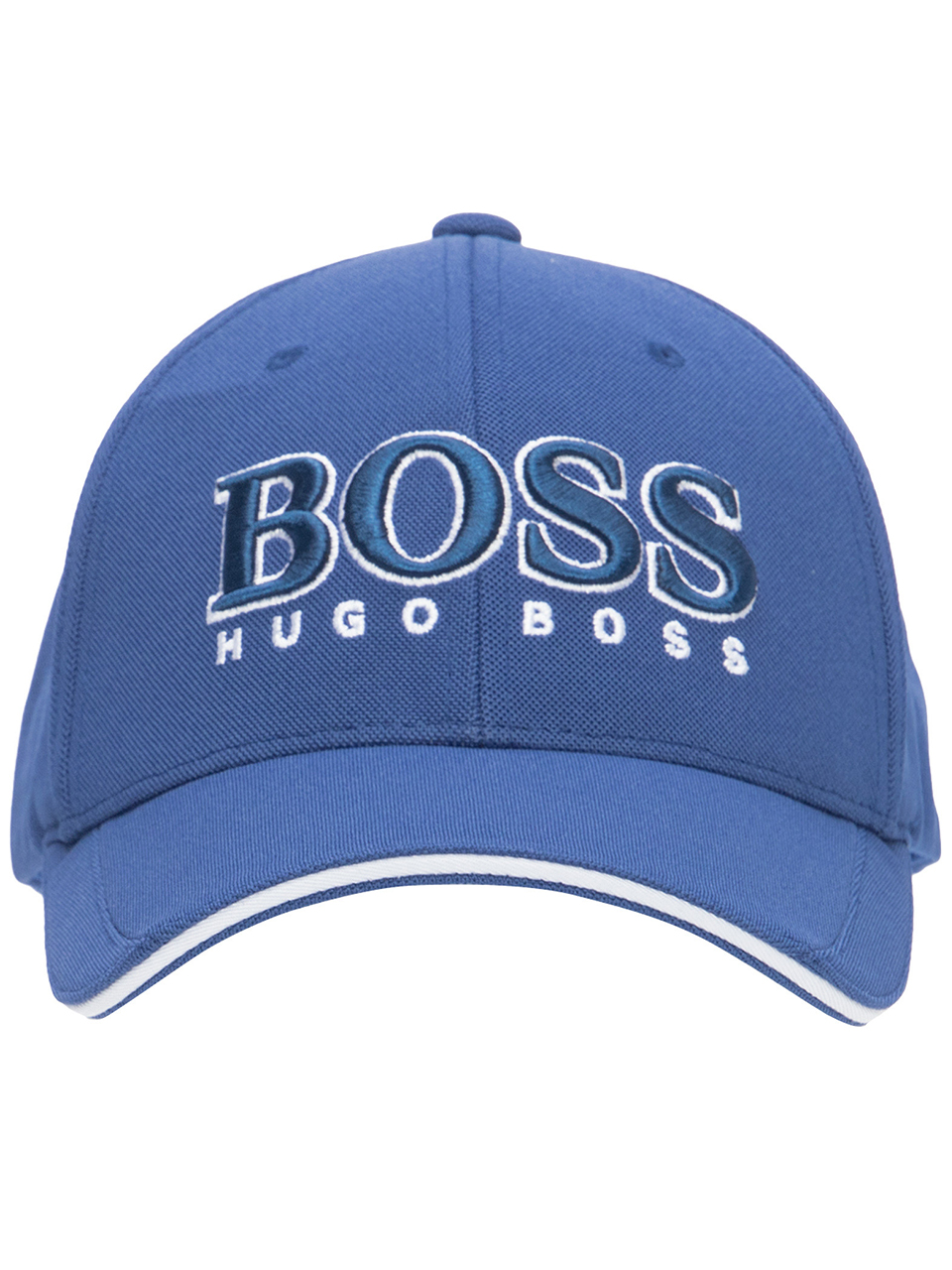 Imagem de: Boné BOSS Piqué Azul com Logo 3D