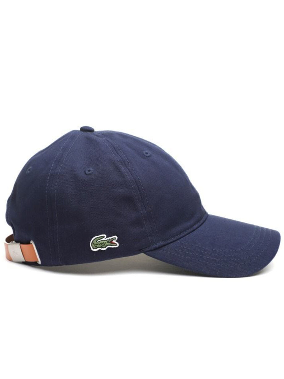 Imagem de: Boné Lacoste Azul Marinho com Logo Lateral