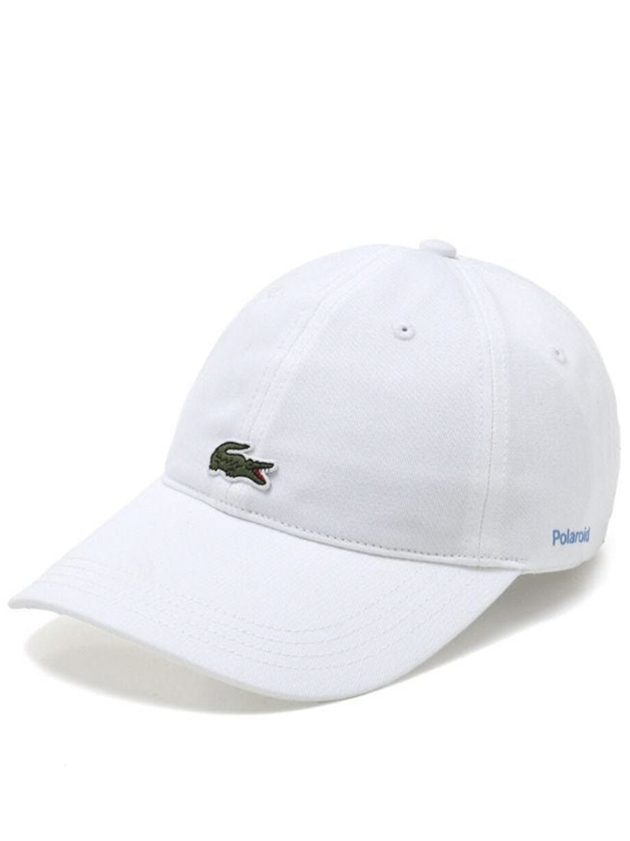 Imagem de: Boné Lacoste Polaroid com Logo Frontal