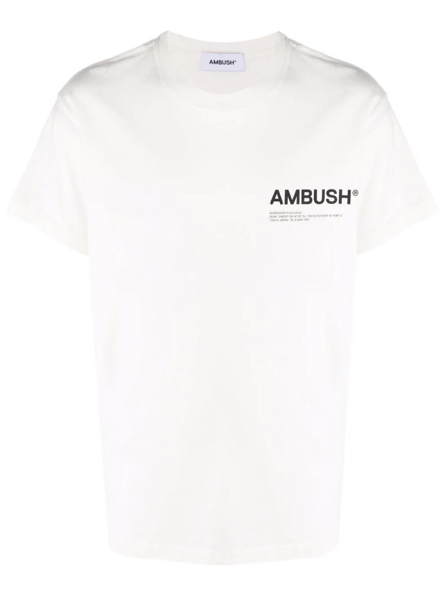 Imagem de: Camiseta AMBUSH Branca com Logo