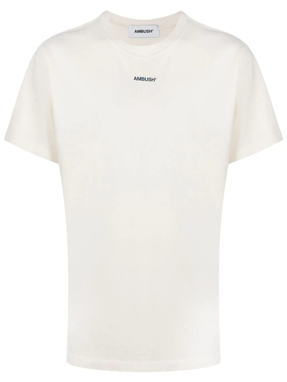 Imagem de: Camiseta AMBUSH Creme com Estampa Posterior
