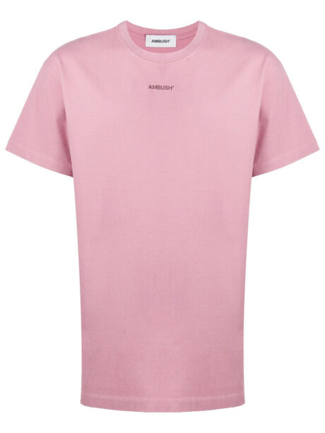 Imagem de: Camiseta AMBUSH Rosa com Estampa Posterior