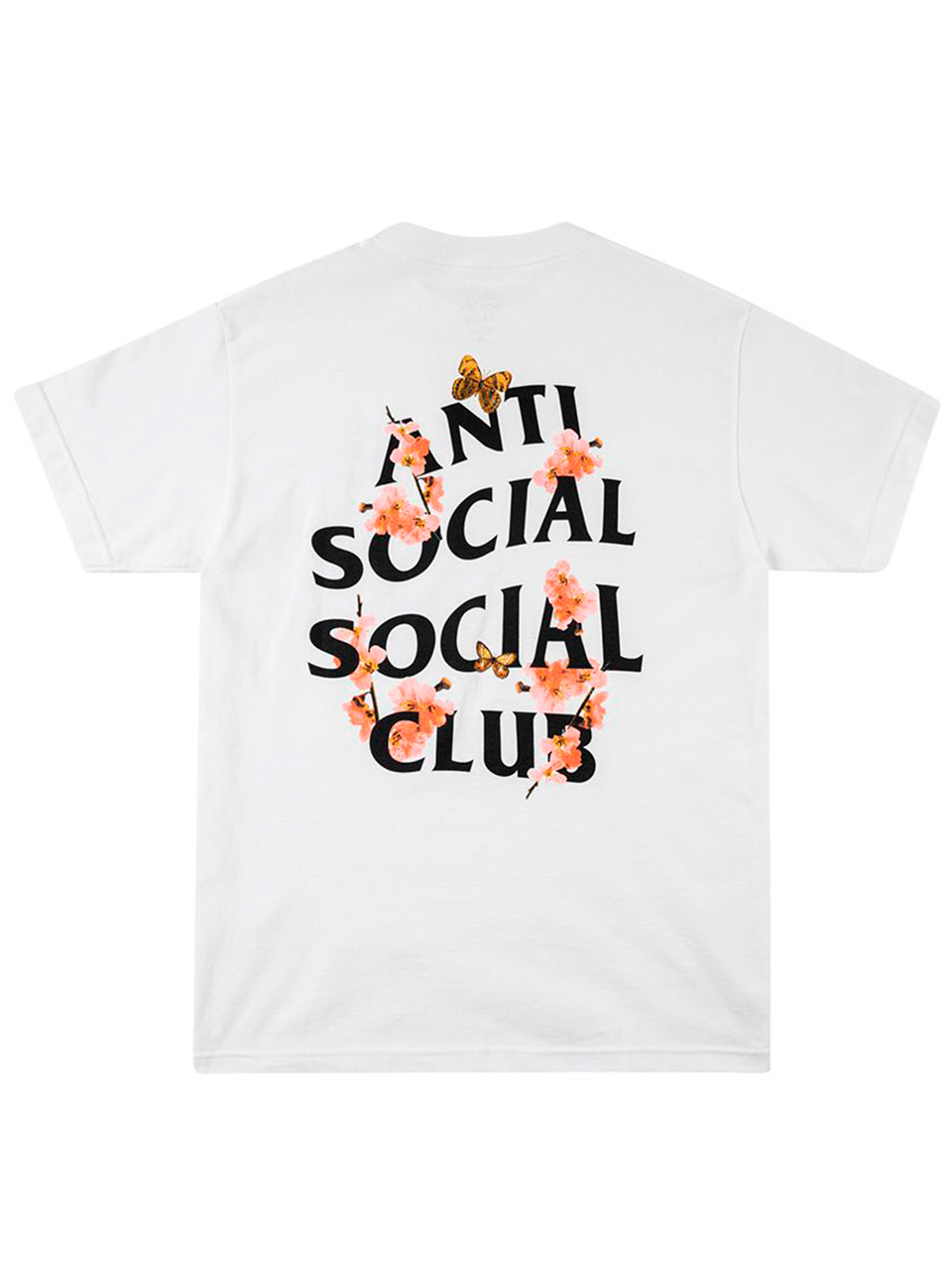 Imagem de: Camiseta Anti Social Social Club Kkoch Branca com Logo Preto