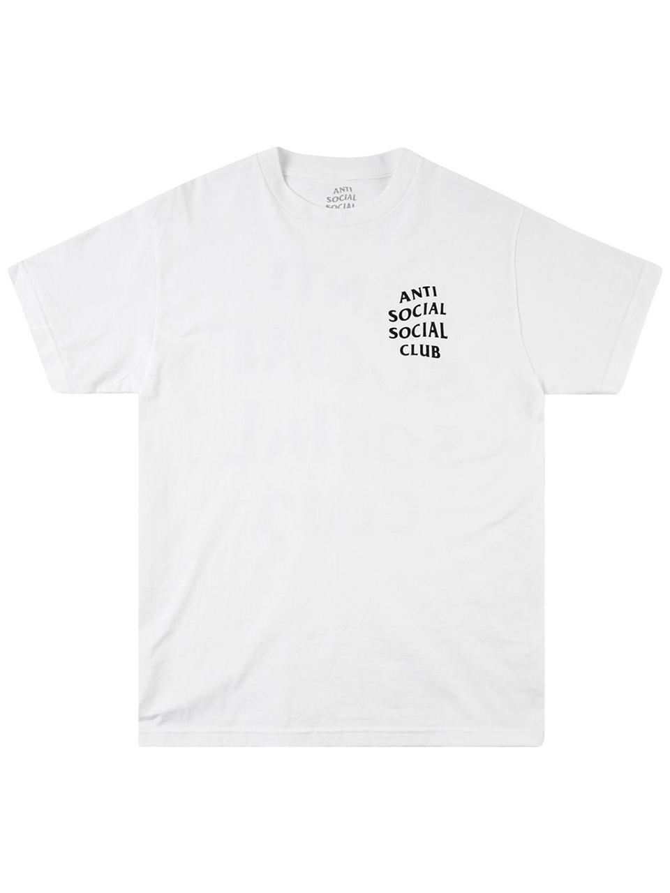 Imagem de: Camiseta Anti Social Social Club Kkoch Branca com Logo Preto