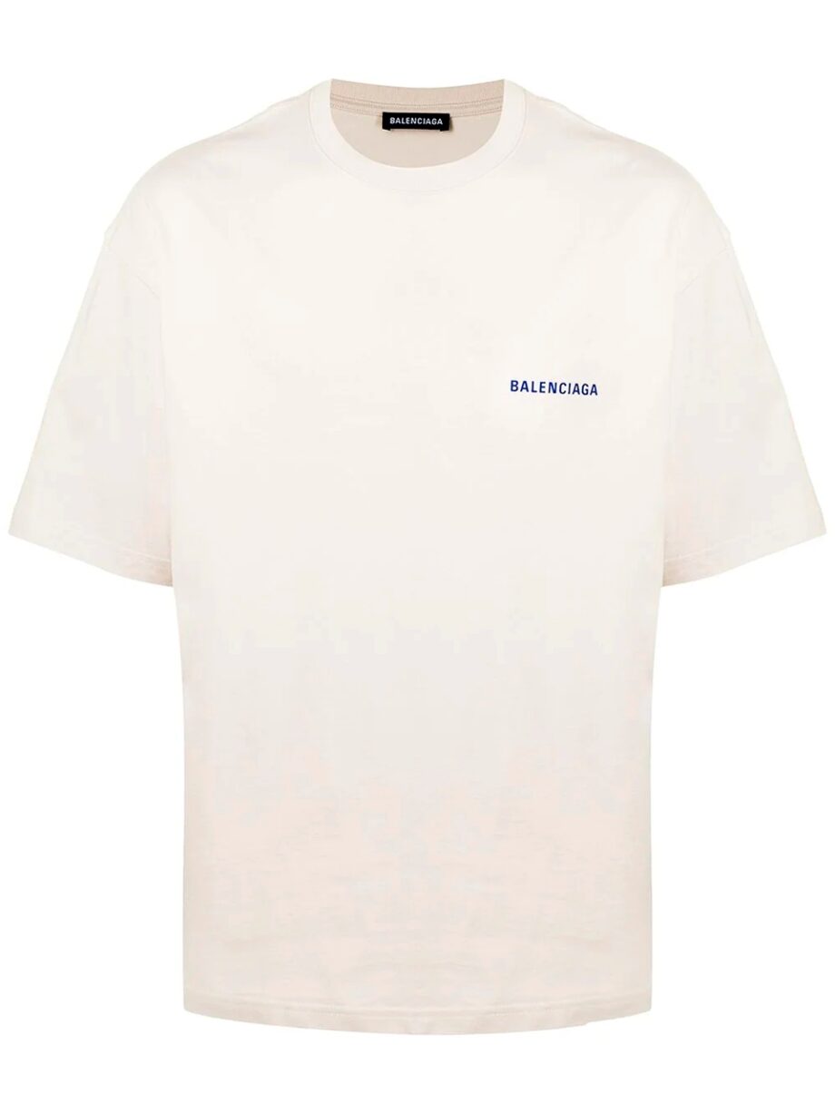 Imagem de: Camiseta Balenciaga Bege com Logo