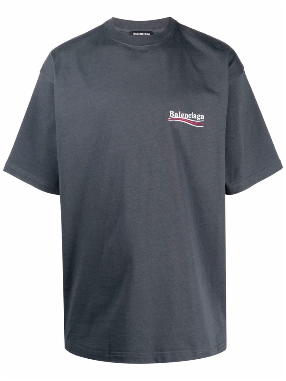 Imagem de: Camiseta Balenciaga Cinza com Logo