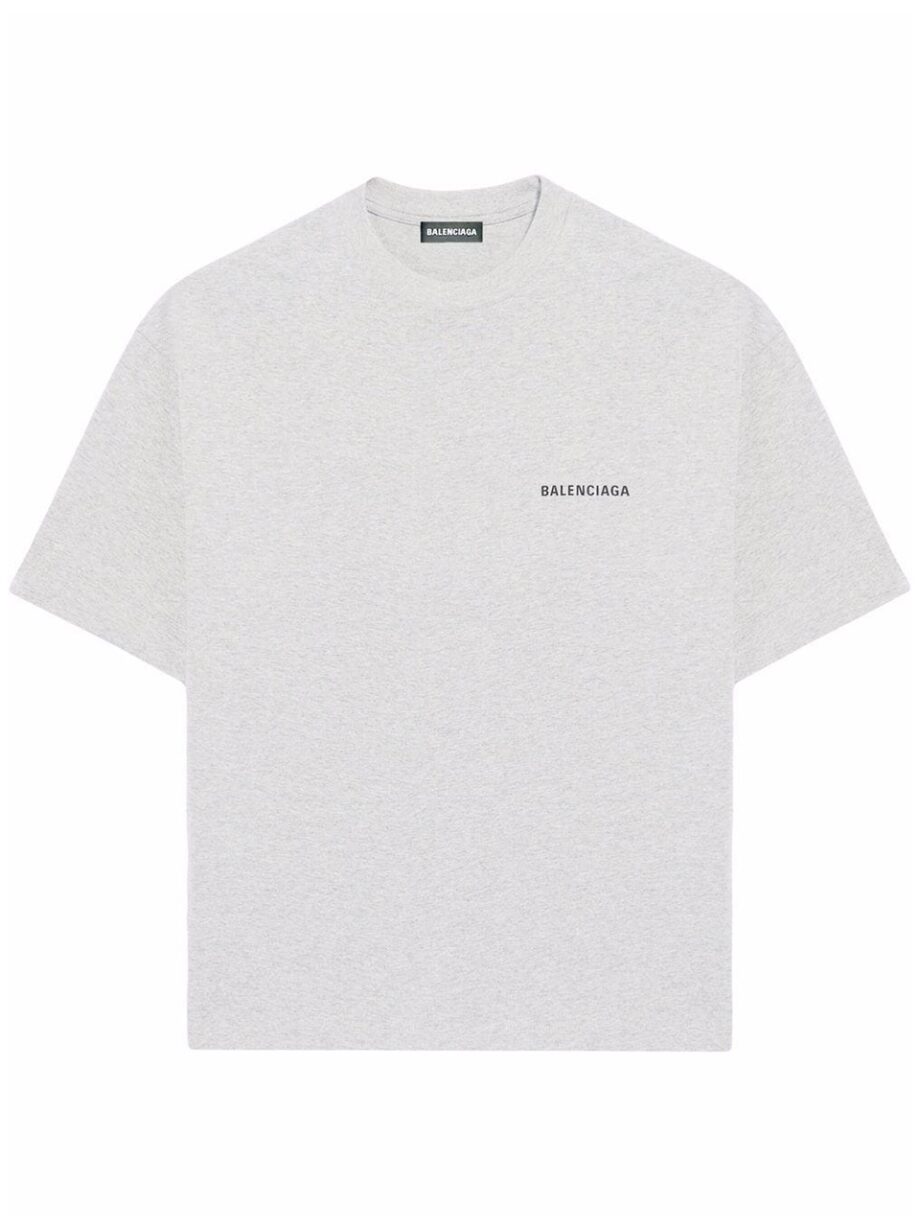 Imagem de: Camiseta Balenciaga Cinza com Logo