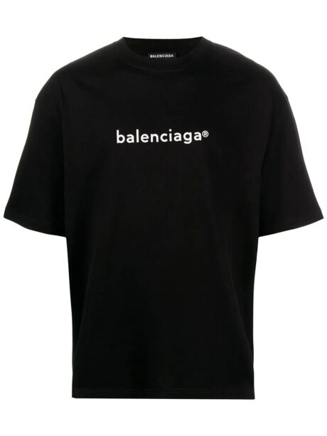 Imagem de: Camiseta Balenciaga Preta com Logo