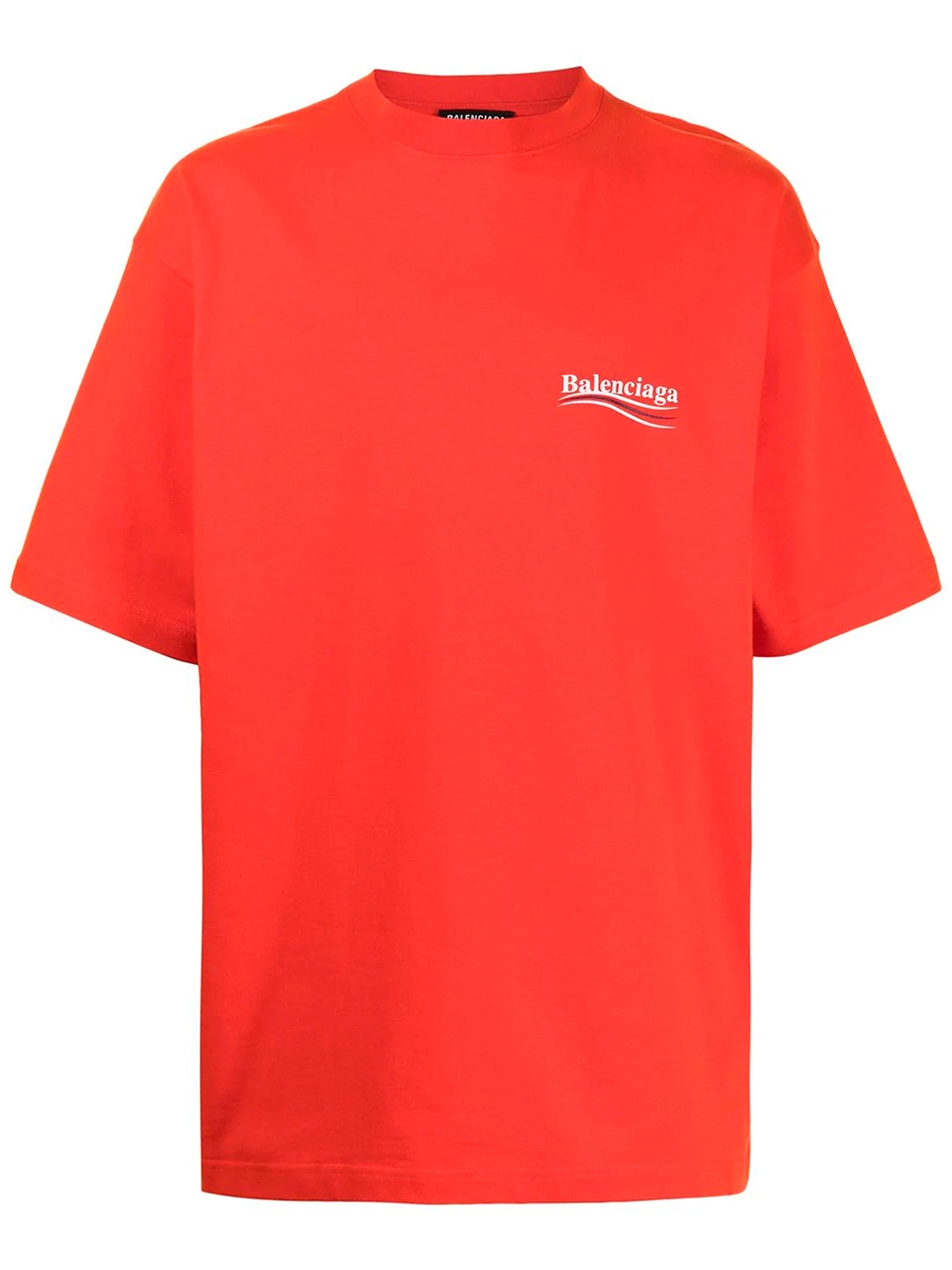 Imagem de: Camiseta Balenciaga Vermelha com Logo