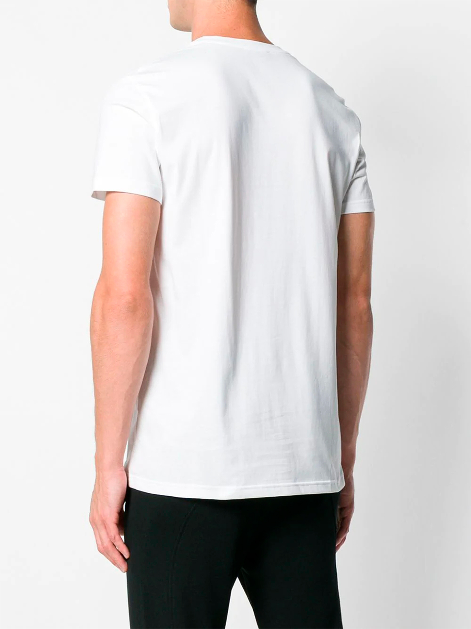Imagem de: Camiseta Balmain Paris Branca com Estampa Grande
