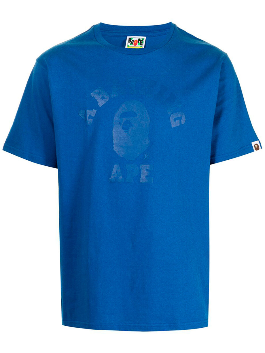 Imagem de: Camiseta BAPE Azul com Logo