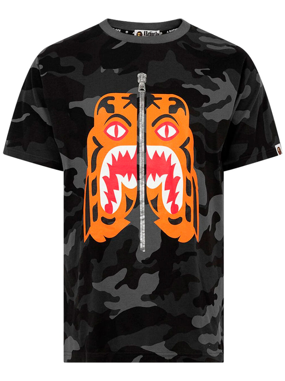 Imagem de: Camiseta BAPE Camo Com Estampa Camo Tiger