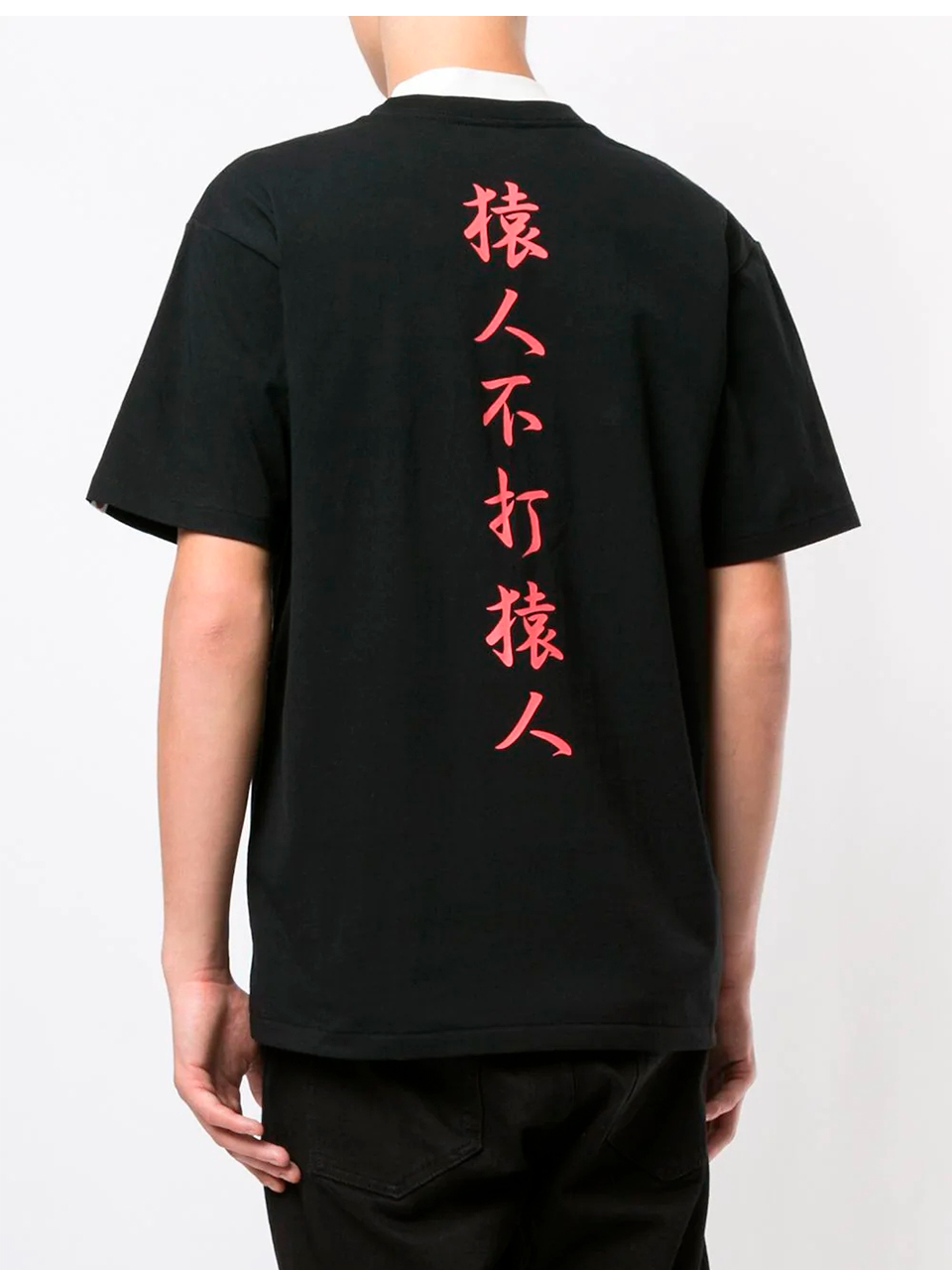 Imagem de: Camiseta BAPE Camo Kanji Preta com Logo