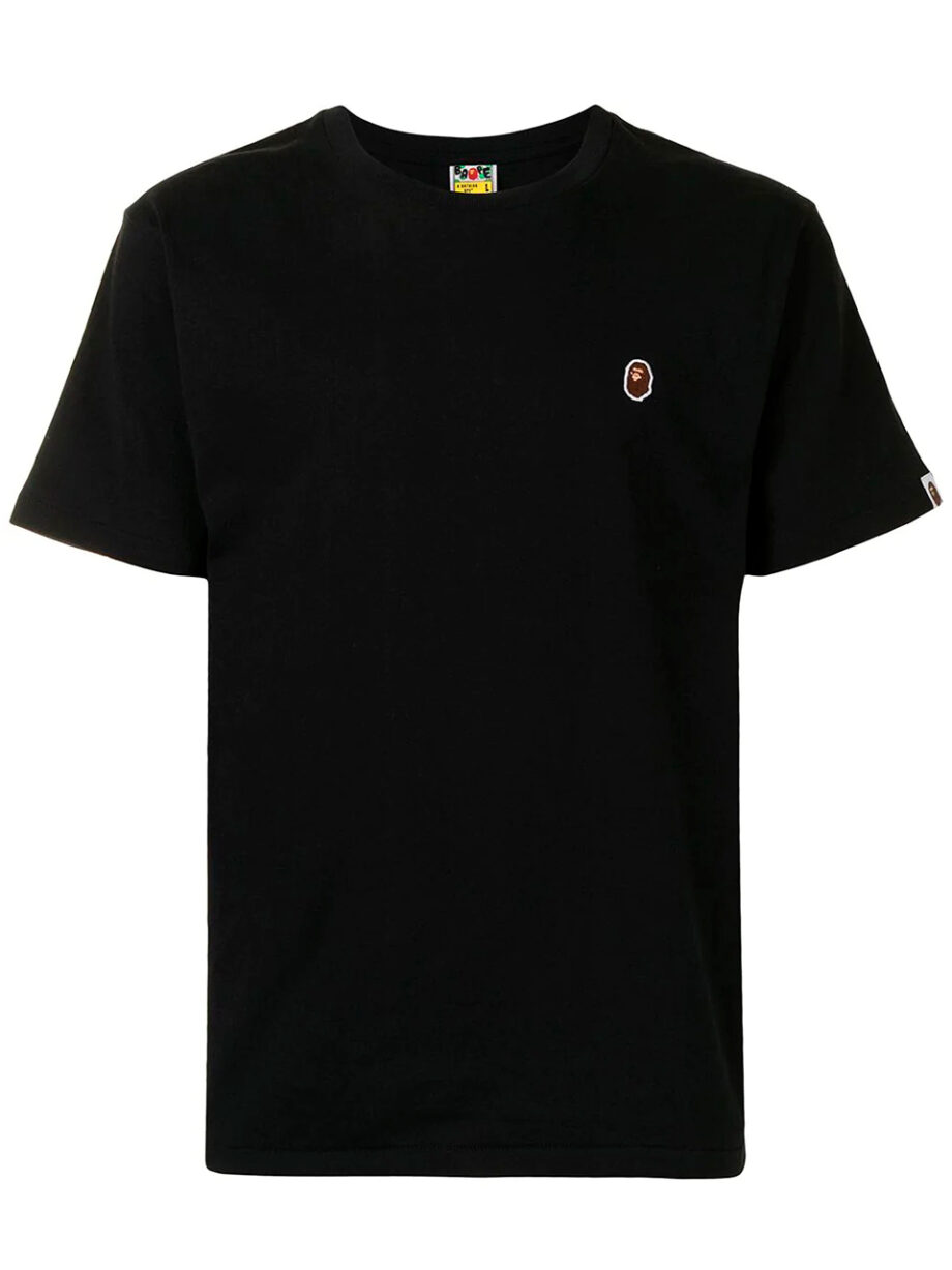 Imagem de: Camiseta BAPE Preta com Logo Pequeno
