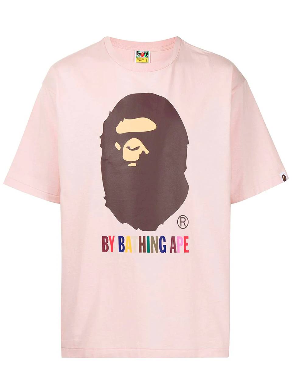 Imagem de: Camiseta BAPE Rosa com Logo Frontal