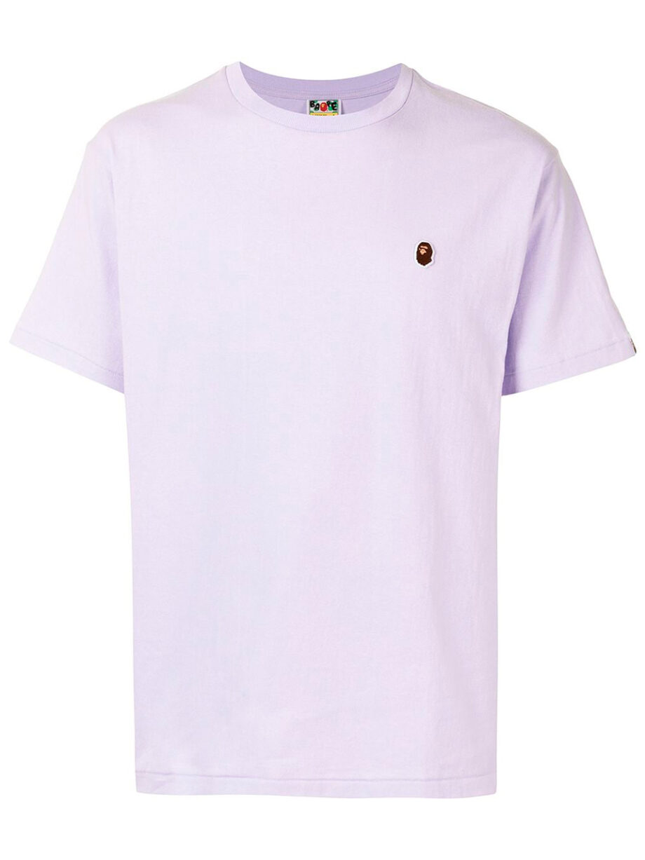 Imagem de: Camiseta BAPE Rosa com Logo Pequeno