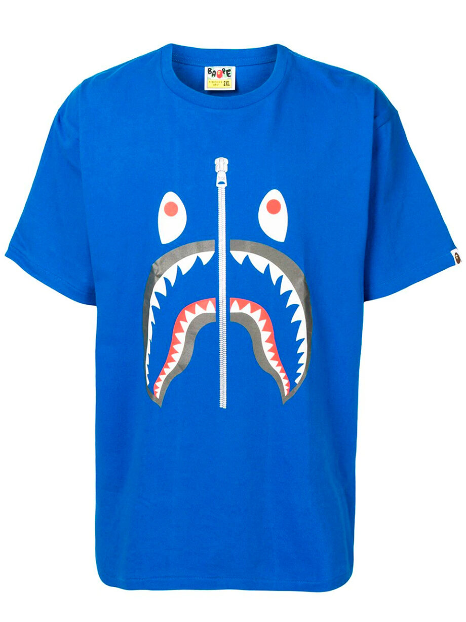 Imagem de: Camiseta BAPE Shark Azul