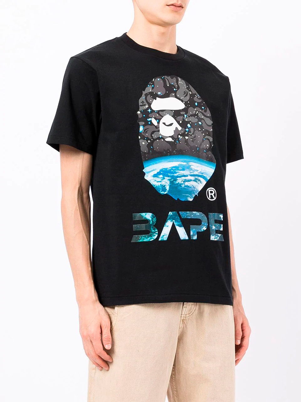 Imagem de: Camiseta BAPE Space Camo Preta