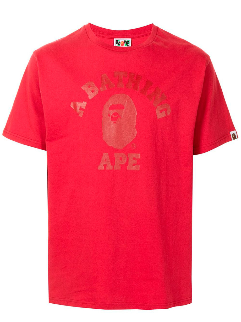 Imagem de: Camiseta BAPE Vermelha com Logo