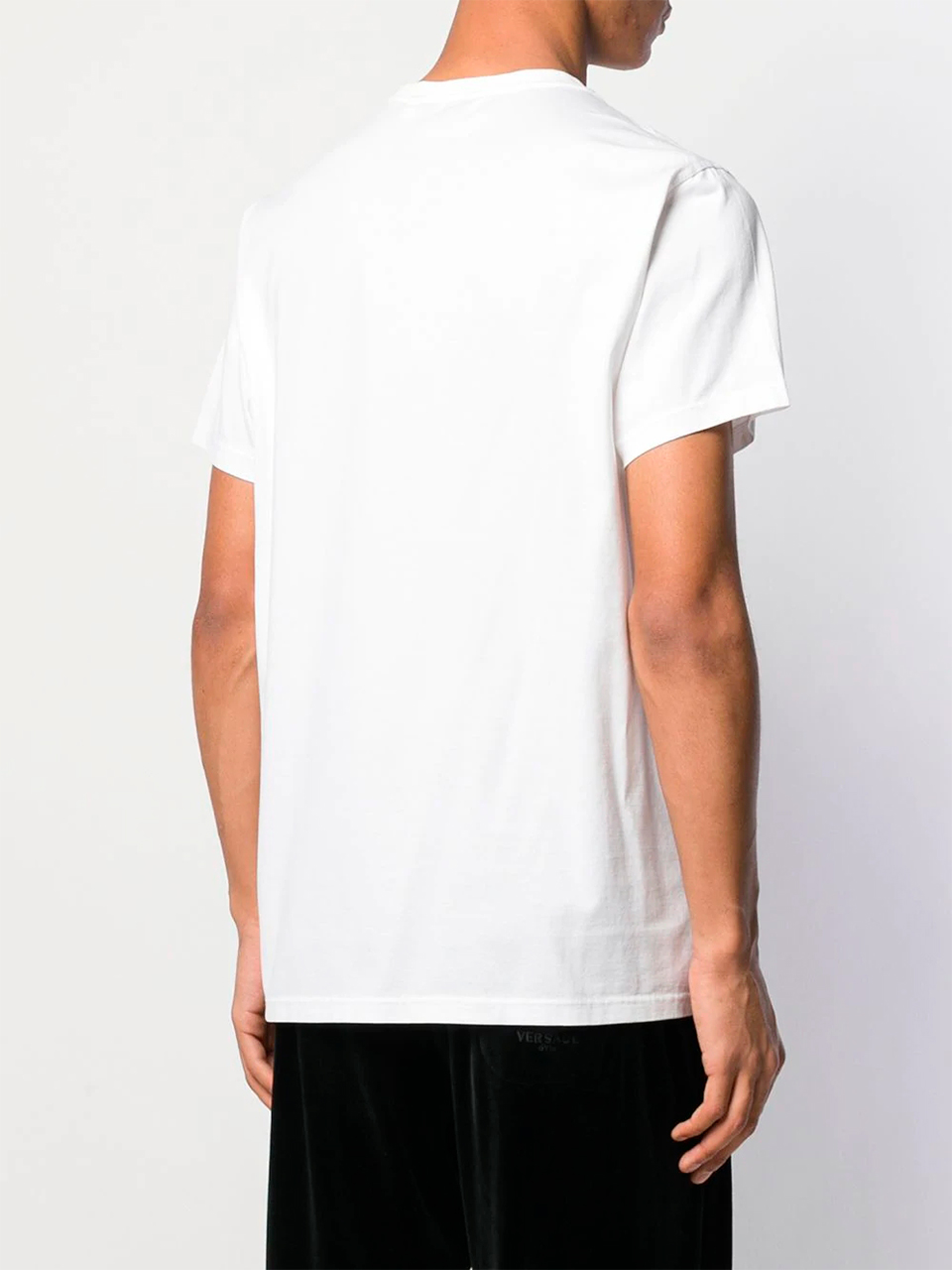 Imagem de: Camiseta Burberry Branca com Logo Bordado