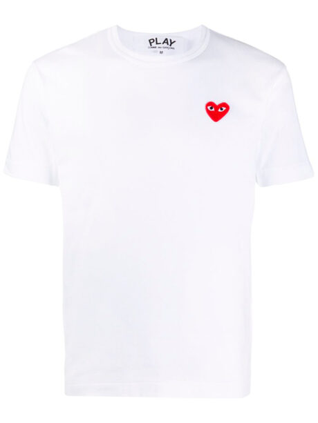 Imagem de: Camiseta Comme Des Garçons Branca com Logo