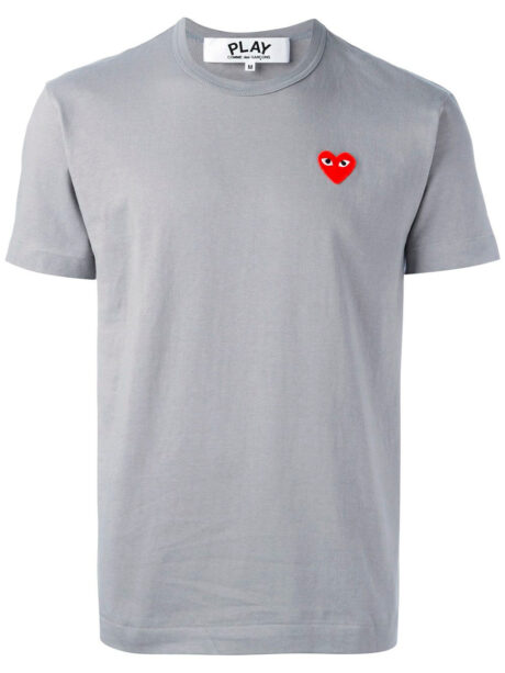 Imagem de: Camiseta Comme Des Garçons Cinza com Logo