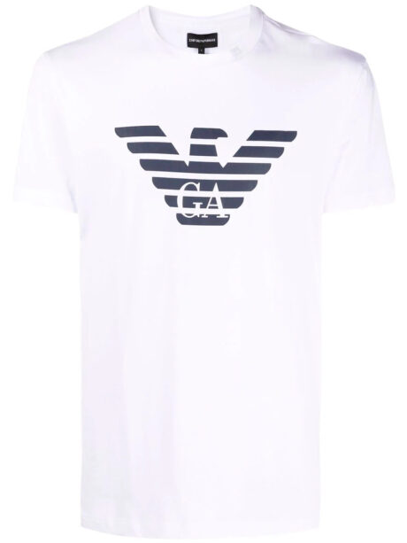 Imagem de: Camiseta Emporio Armani Branca com Estampa