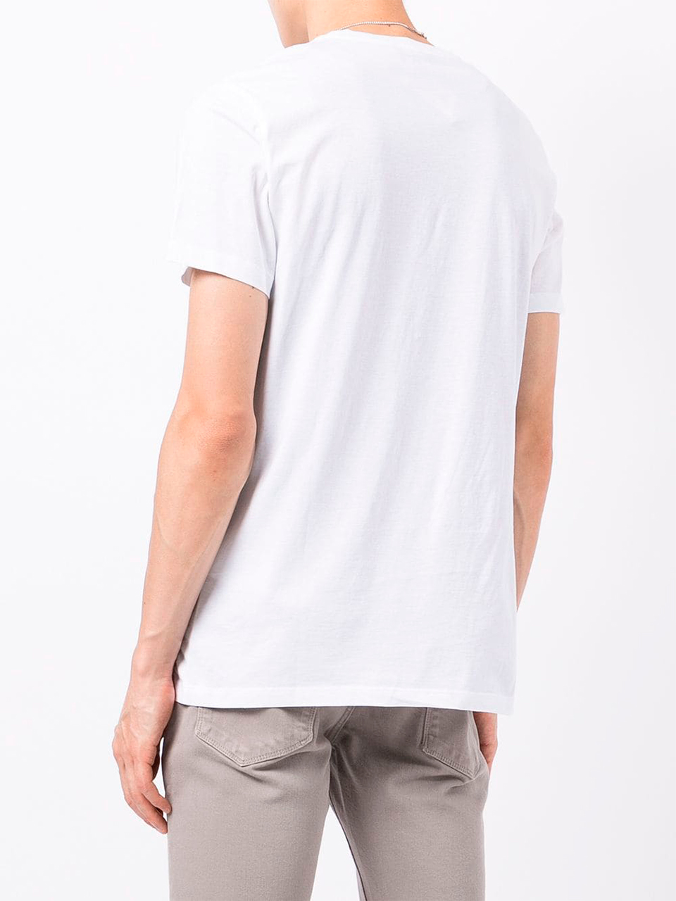 Imagem de: Camiseta Emporio Armani Branca com Estampa Abstrata
