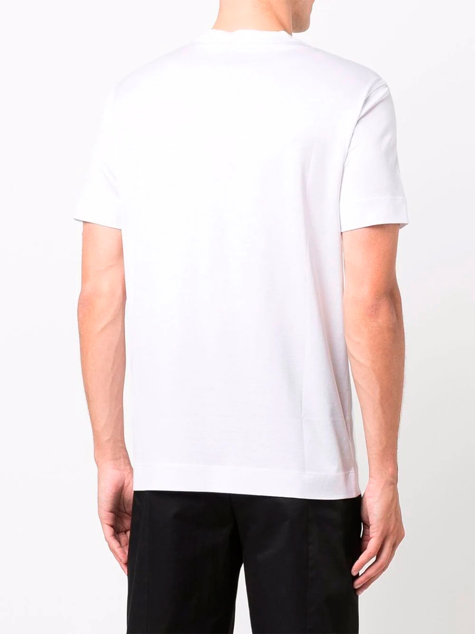 Imagem de: Camiseta Emporio Armani Branca com Estampa Pequena
