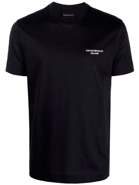 Imagem de: Camiseta Emporio Armani Preta com Estampa Posterior