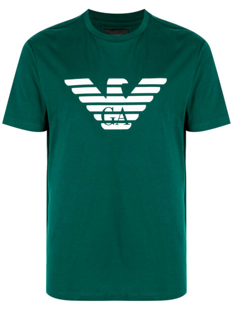 Imagem de: Camiseta Emporio Armani Verde com Estampa