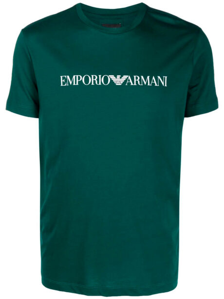 Imagem de: Camiseta Emporio Armani Verde com Logo