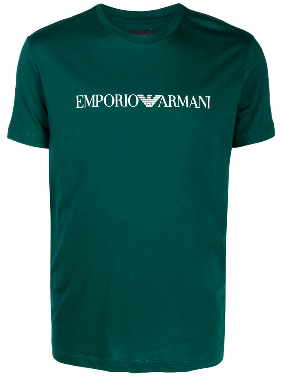Imagem de: Camiseta Emporio Armani Verde com Logo