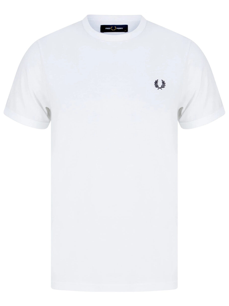 Imagem de: Camiseta Fred Perry Branca Básica