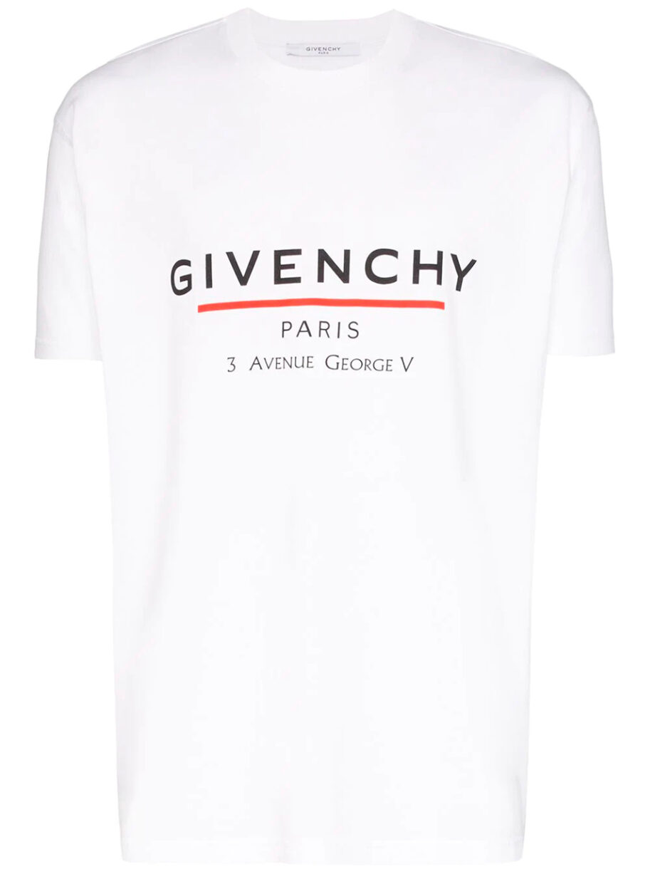 Imagem de: Camiseta Givenchy Branca com Estampa