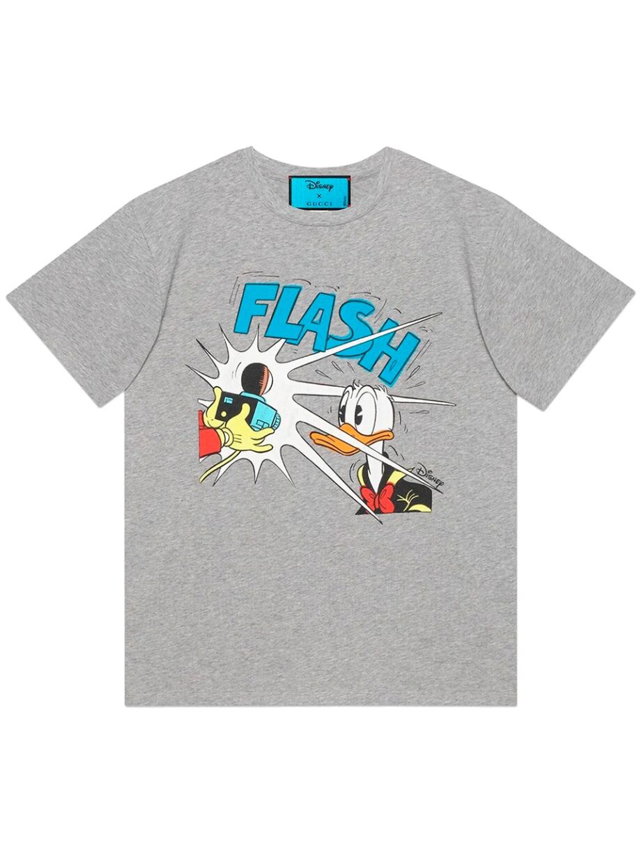 Imagem de: Camiseta Gucci x Disney Pato Donald Cinza