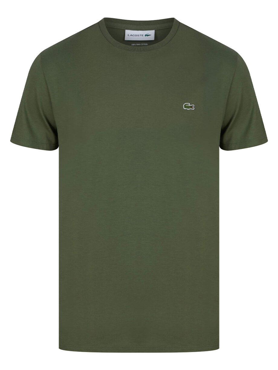 Imagem de: Camiseta Lacoste Verde com Logo