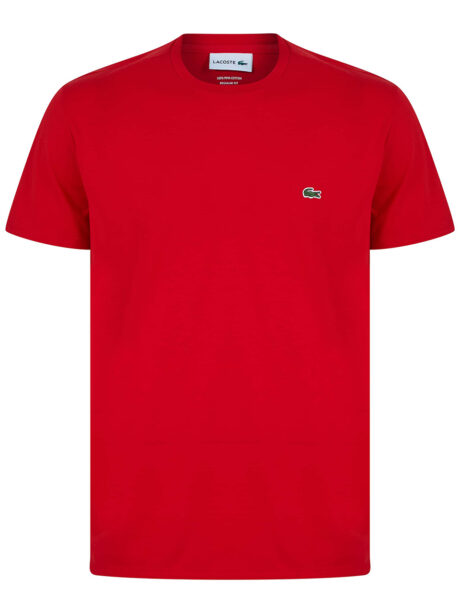 Imagem de: Camiseta Lacoste Vermelha com Logo