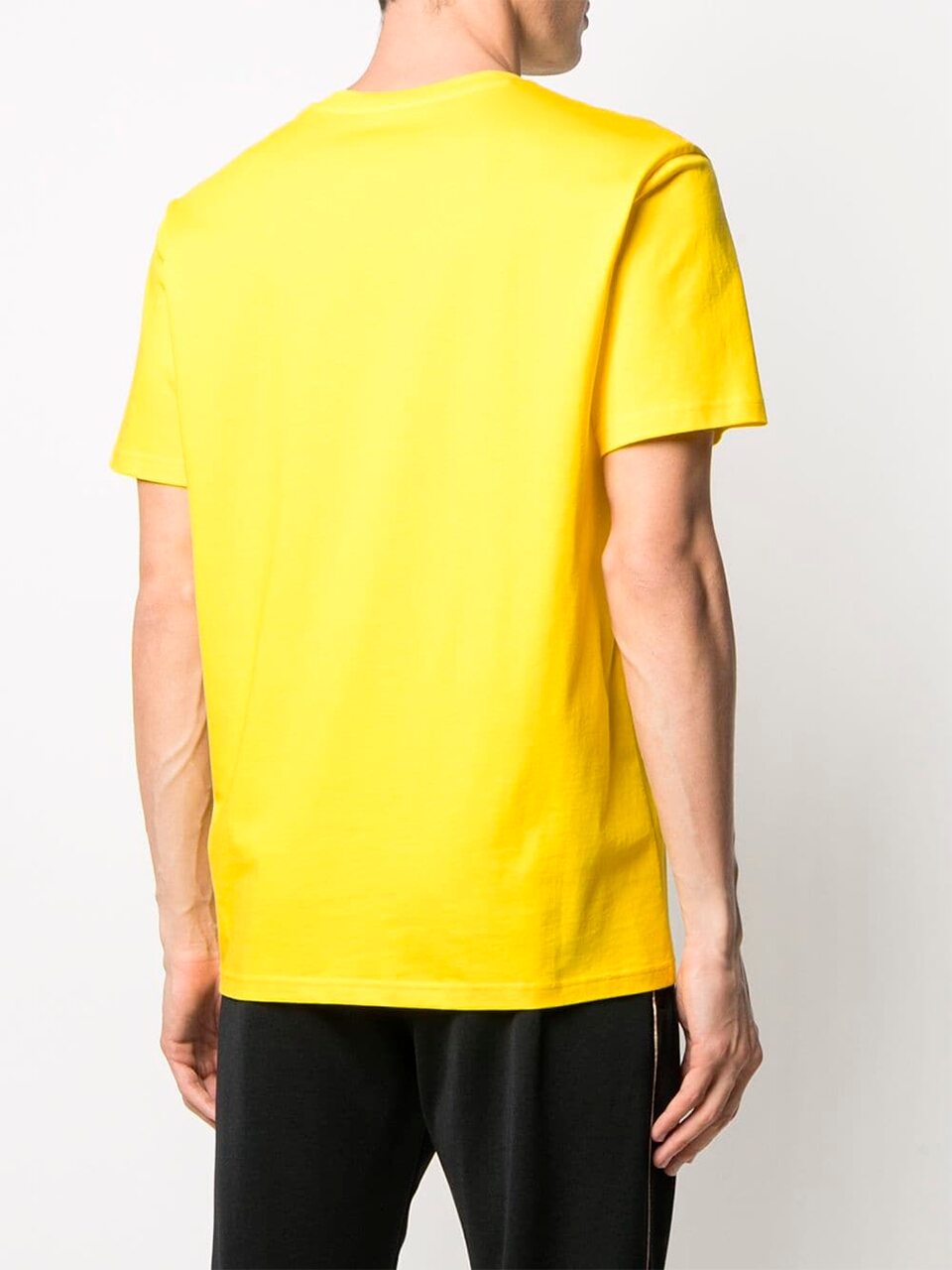 Imagem de: Camiseta Moschino Amarela com Logo Couture Preto