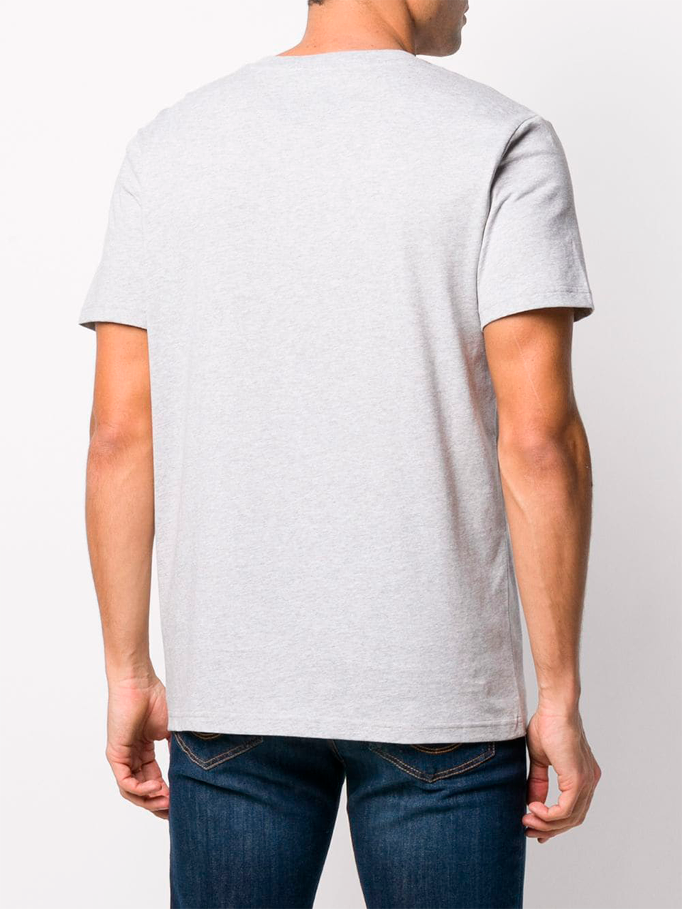 Imagem de: Camiseta Moschino Cinza com Logo Couture Preto