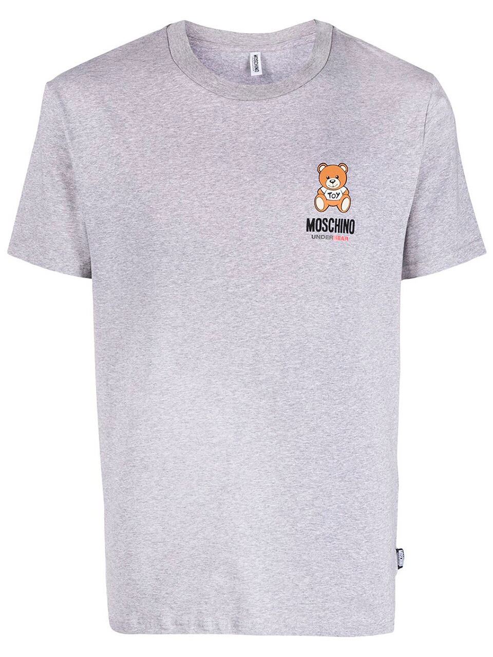 Imagem de: Camiseta Moschino Teddy Bear Cinza Estampa Pequena