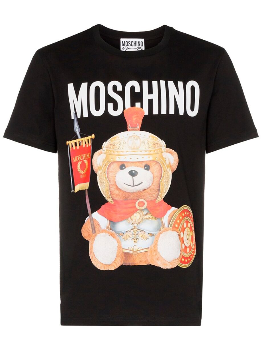 Imagem de: Camiseta Moschino Teddy Bear Roman Preta