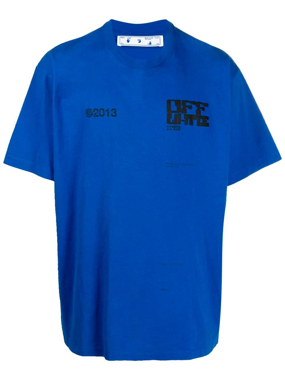 Imagem de: Camiseta Off-White 2013 Azul com Estampa Setas