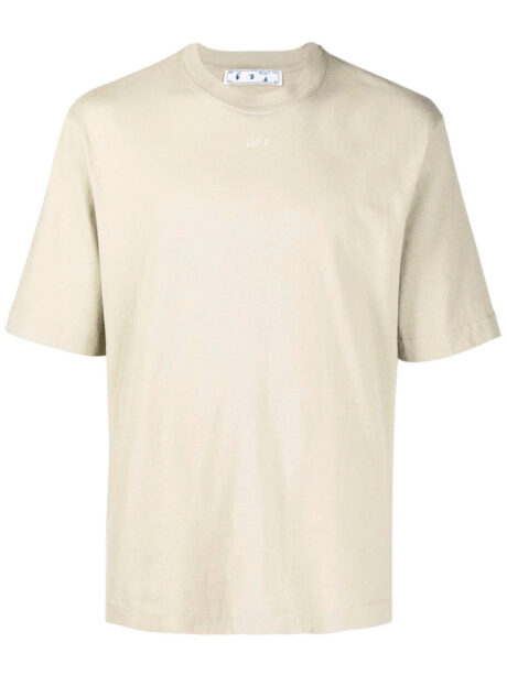 Imagem de: Camiseta Off-White Bege com Estampa Setas