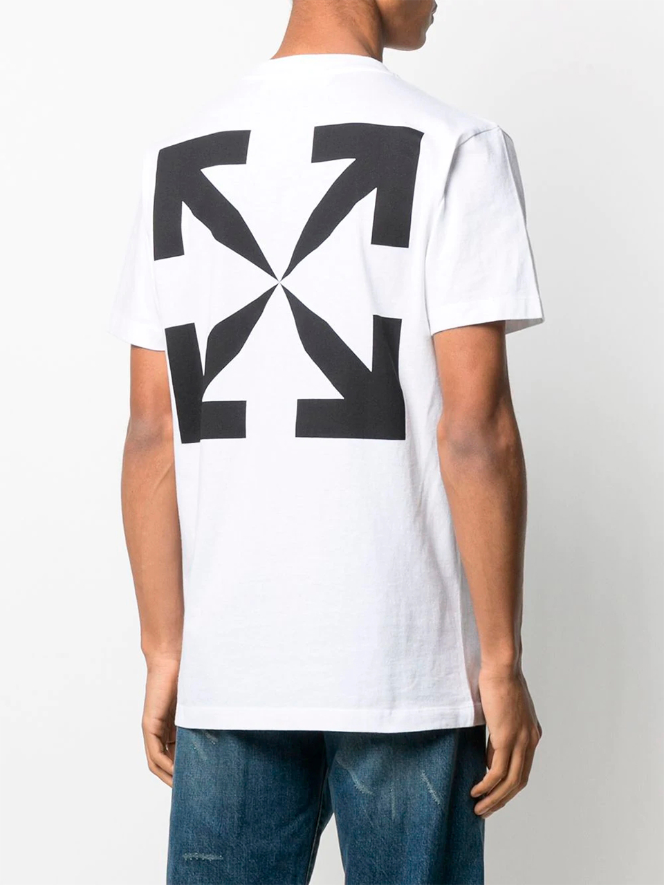 Imagem de: Camiseta Off-White Branca com Estampa Monalisa