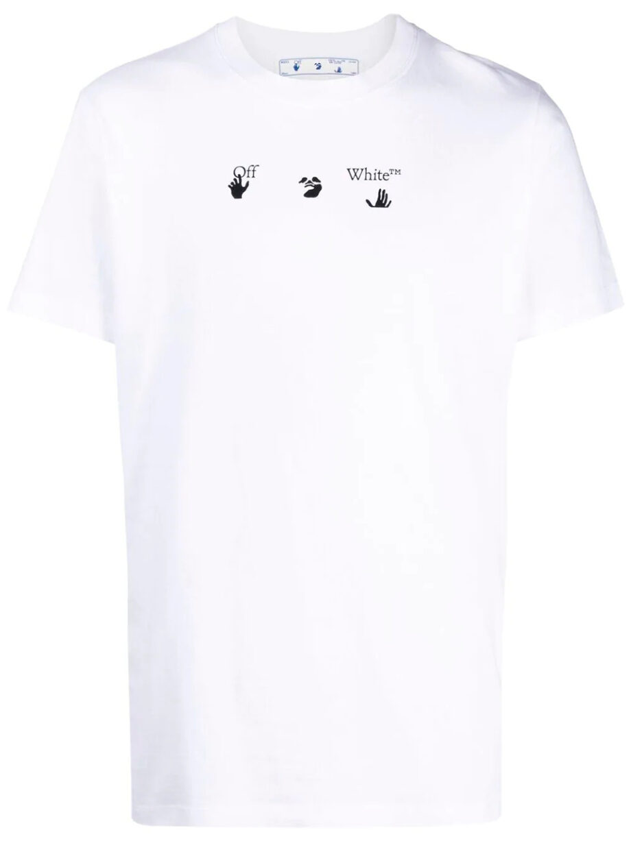 Imagem de: Camiseta Off-White Branca com Estampa Offf