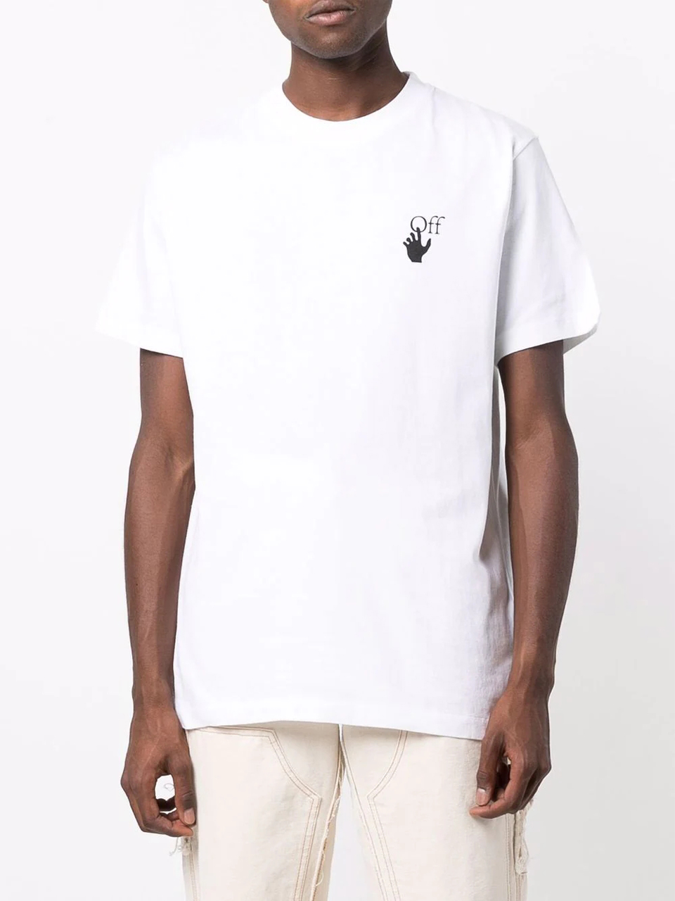 Imagem de: Camiseta Off-White Branca com Estampa Setas