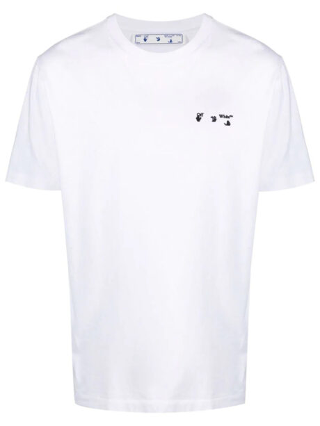 Imagem de: Camiseta Off-White Branca com Logo