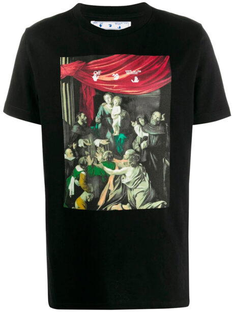 Imagem de: Camiseta Off-White Caravaggio Preta com Estampa Setas